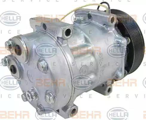 HELLA 8FK 351 132-171 - Compressor, air conditioning autospares.lv