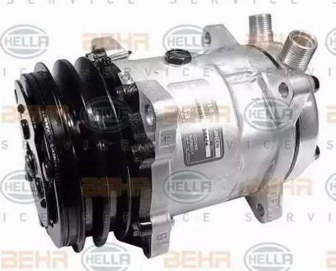 HELLA 8FK 351 124-041 - Compressor, air conditioning autospares.lv