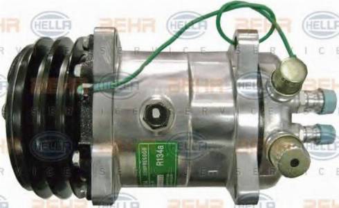 HELLA 8FK 351 124-111 - Compressor, air conditioning autospares.lv