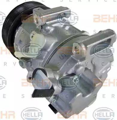 HELLA 8FK 351 125-121 - Compressor, air conditioning autospares.lv