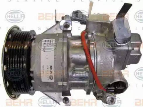 HELLA 8FK 351 125-241 - Compressor, air conditioning autospares.lv