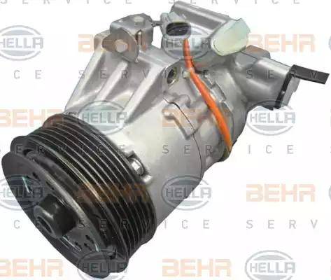 HELLA 8FK 351 125-201 - Compressor, air conditioning autospares.lv