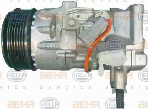 HELLA 8FK 351 125-201 - Compressor, air conditioning autospares.lv