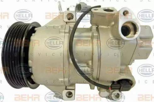 HELLA 8FK 351 125-741 - Compressor, air conditioning autospares.lv