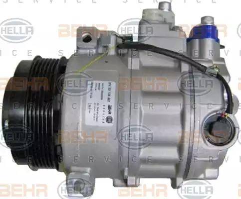 HELLA 8FK 351 126-951 - Compressor, air conditioning autospares.lv