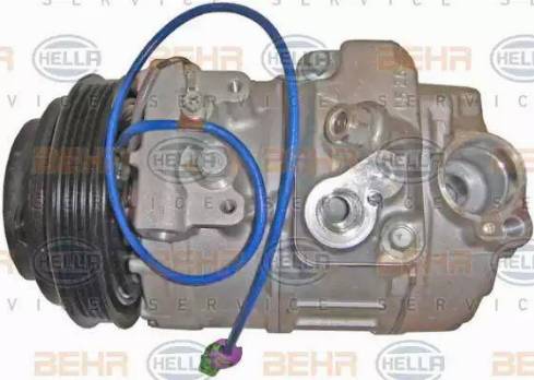 HELLA 8FK 351 126-961 - Compressor, air conditioning autospares.lv