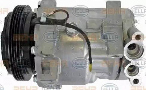 HELLA 8FK 351 126-901 - Compressor, air conditioning autospares.lv