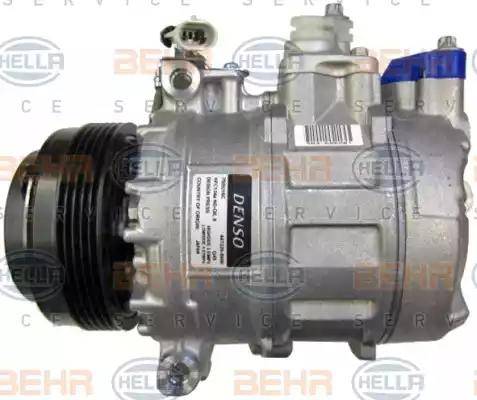 HELLA 8FK 351 126-441 - Compressor, air conditioning autospares.lv