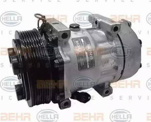 HELLA 8FK 351 126-061 - Compressor, air conditioning autospares.lv