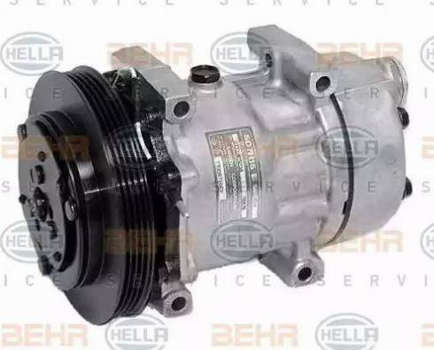 HELLA 8FK 351 126-121 - Compressor, air conditioning autospares.lv