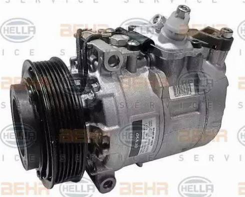 HELLA 8FK 351 126-371 - Compressor, air conditioning autospares.lv