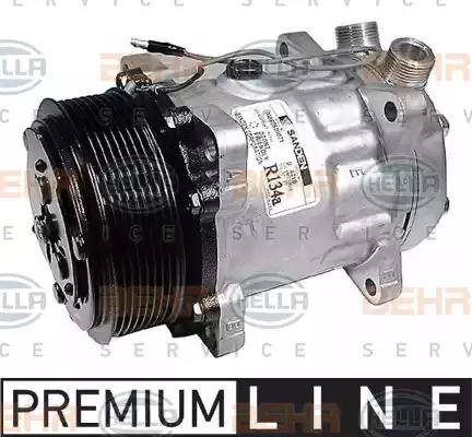 HELLA 8FK 351 126-261 - Compressor, air conditioning autospares.lv