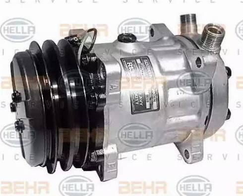 HELLA 8FK 351 126-211 - Compressor, air conditioning autospares.lv