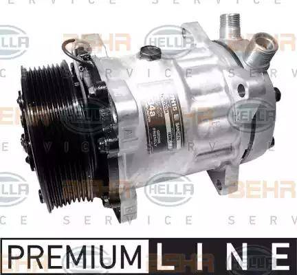 HELLA 8FK 351 126-271 - Compressor, air conditioning autospares.lv