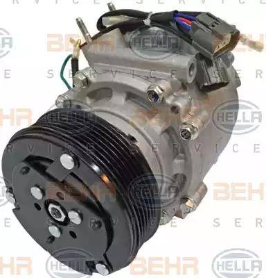 HELLA 8FK 351 121-521 - Compressor, air conditioning autospares.lv