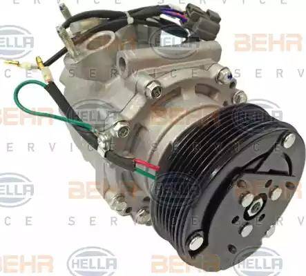 HELLA 8FK 351 121-521 - Compressor, air conditioning autospares.lv