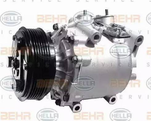 HELLA 8FK 351 121-021 - Compressor, air conditioning autospares.lv