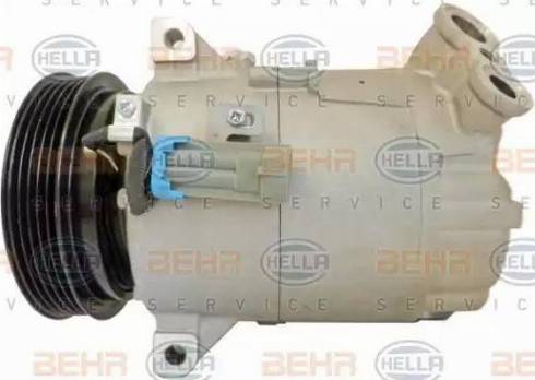 HELLA 8FK 351 128-541 - Compressor, air conditioning autospares.lv