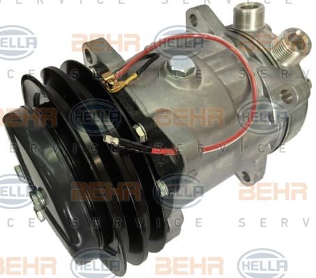 HELLA 8FK 351 128-661 - Compressor, air conditioning autospares.lv