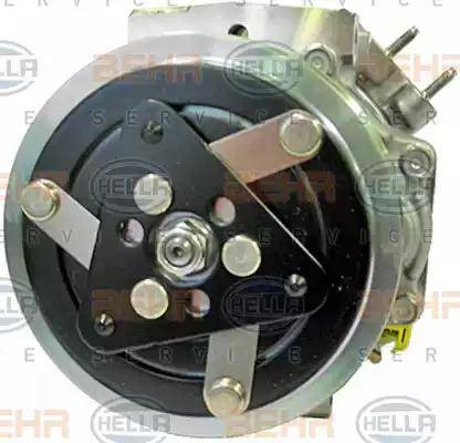 HELLA 8FK 351 128-051 - Compressor, air conditioning autospares.lv