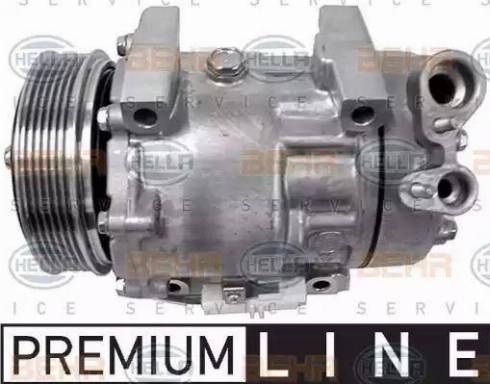 HELLA 8FK 351 128-051 - Compressor, air conditioning autospares.lv