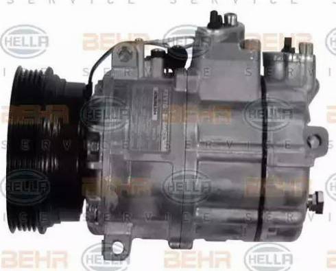 HELLA 8FK 351 128-081 - Compressor, air conditioning autospares.lv