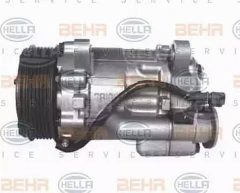 HELLA 8FK 351 128-031 - Compressor, air conditioning autospares.lv