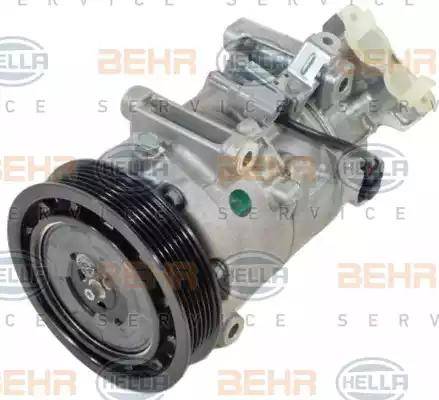 HELLA 8FK 351 123-051 - Compressor, air conditioning autospares.lv