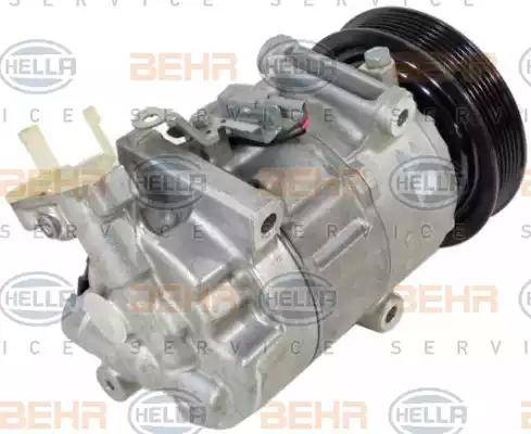 HELLA 8FK 351 123-051 - Compressor, air conditioning autospares.lv