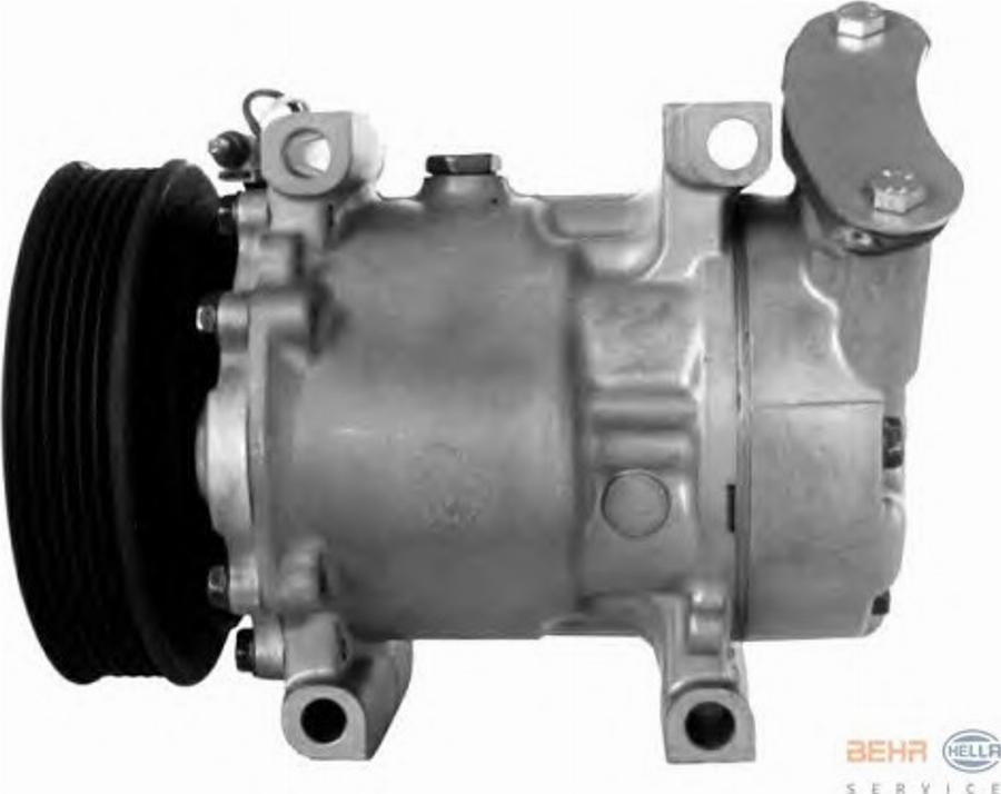 HELLA 8FK351127-911 - Compressor, air conditioning autospares.lv