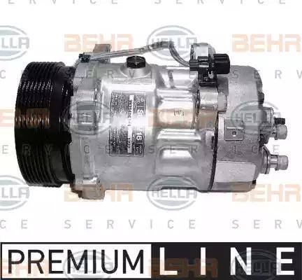 HELLA 8FK 351 127-441 - Compressor, air conditioning autospares.lv