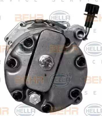 HELLA 8FK 351 127-661 - Compressor, air conditioning autospares.lv