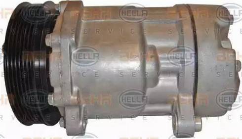 HELLA 8FK 351 127-681 - Compressor, air conditioning autospares.lv