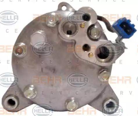 HELLA 8FK 351 127-891 - Compressor, air conditioning autospares.lv