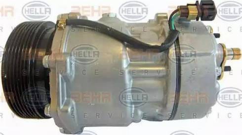 HELLA 8FK 351 127-851 - Compressor, air conditioning autospares.lv