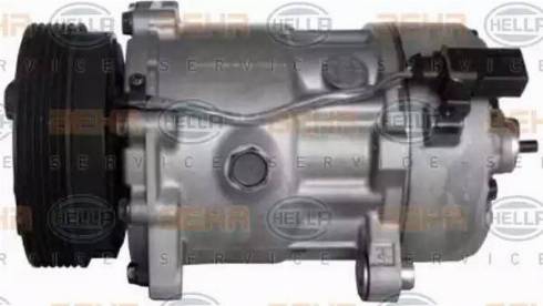 HELLA 8FK 351 127-881 - Compressor, air conditioning autospares.lv