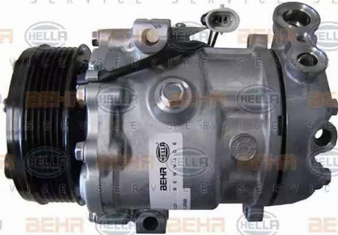 HELLA 8FK 351 127-761 - Compressor, air conditioning autospares.lv