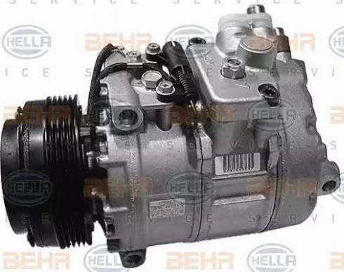 HELLA 8FK 351 176-501 - Compressor, air conditioning autospares.lv