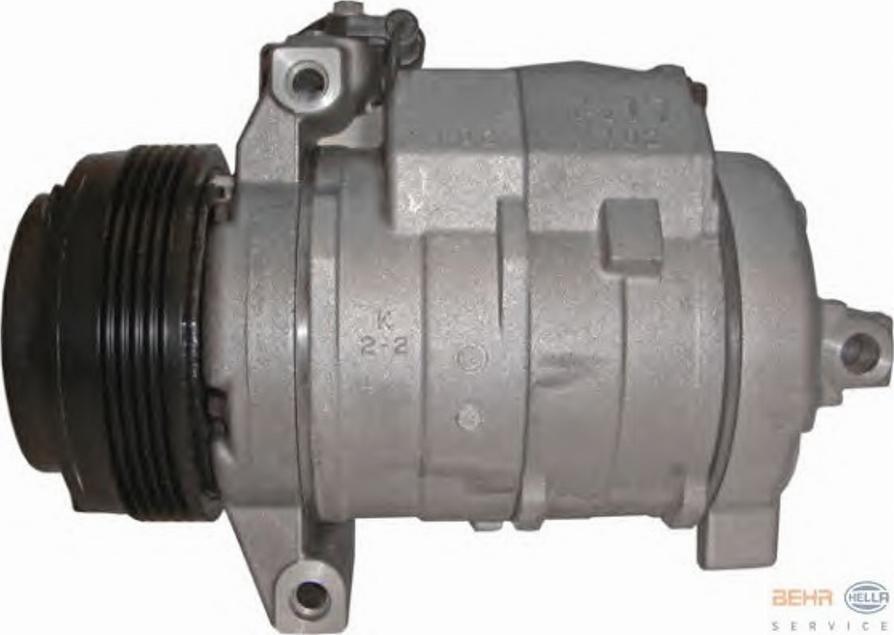 HELLA 8FK 351 176-581 - Compressor, air conditioning autospares.lv