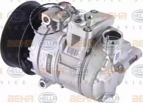 HELLA 8FK 351 176-031 - Compressor, air conditioning autospares.lv