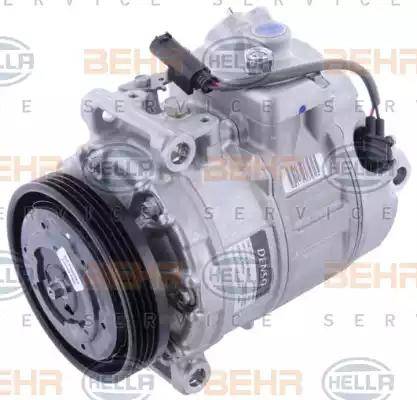 HELLA 8FK 351 340-491 - Compressor, air conditioning autospares.lv