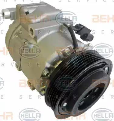 HELLA 8FK 351 340-611 - Compressor, air conditioning autospares.lv