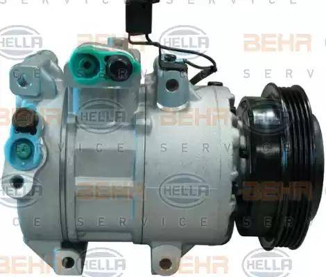 HELLA 8FK 351 340-051 - Compressor, air conditioning autospares.lv