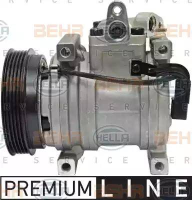 HELLA 8FK 351 340-161 - Compressor, air conditioning autospares.lv