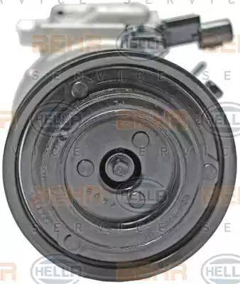 HELLA 8FK 351 340-111 - Compressor, air conditioning autospares.lv