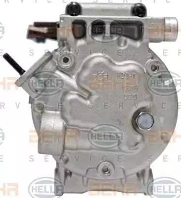 HELLA 8FK 351 340-111 - Compressor, air conditioning autospares.lv