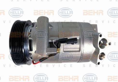 HELLA 8FK 351 340-851 - Compressor, air conditioning autospares.lv