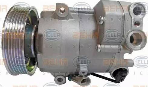 HELLA 8FK 351 340-861 - Compressor, air conditioning autospares.lv