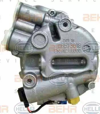 HELLA 8FK 351 340-361 - Compressor, air conditioning autospares.lv