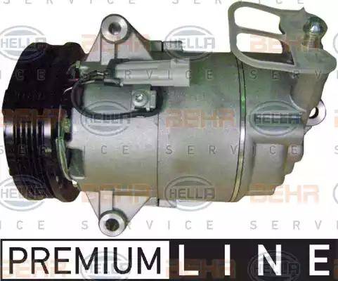 HELLA 8FK 351 340-231 - Compressor, air conditioning autospares.lv